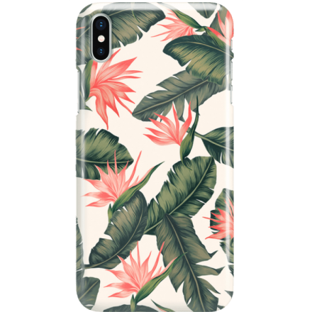 Etui na telefon Iphone X Palmowe Liście