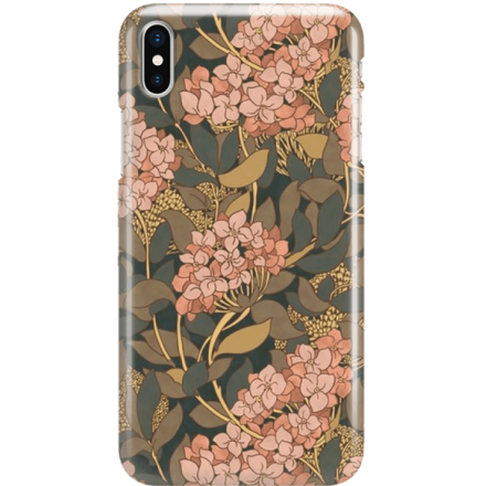 Etui na telefon Iphone X Pastelowe Kwiaty