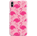 Etui na telefon Iphone X Różowe Flamingi