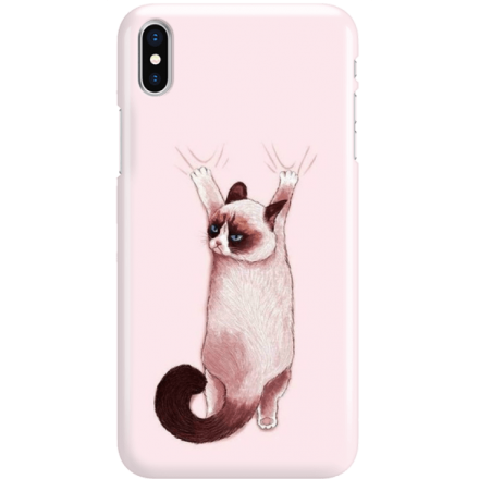 Etui na telefon Iphone X Różowy Kot