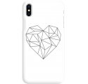 Etui na telefon Iphone X Serce Geometryczne