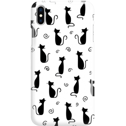 Etui na telefon Iphone X Szczęśliwe Koty