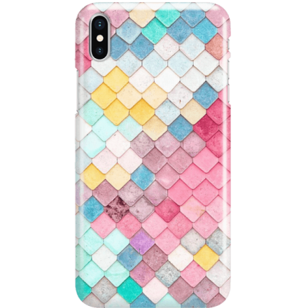 Etui na telefon Iphone X Tęczowa Łuska