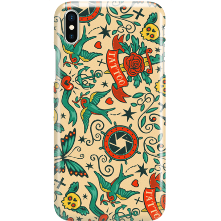 Etui na telefon Iphone X Tattoo