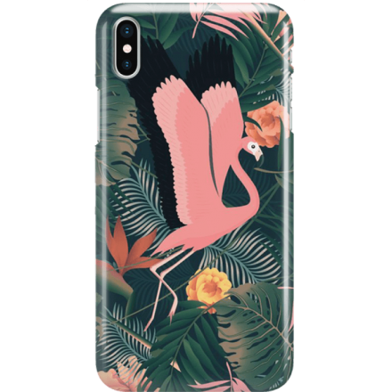 Etui na telefon Iphone X Tropikalny Flaming