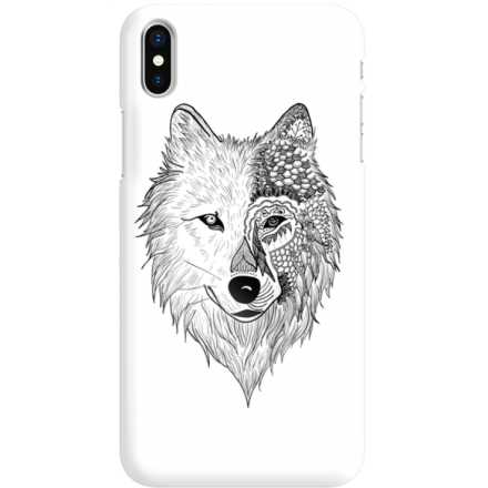 Etui na telefon Iphone X Wilk Boho
