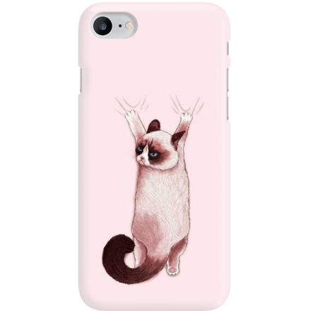 Etui na telefon Iphone 7 / 8 Różowy Kot