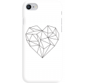 Etui na telefon Iphone 7 / 8 Serce Geometryczne
