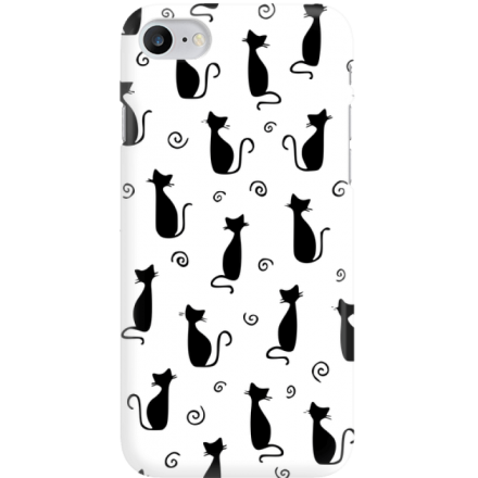 Etui na telefon Iphone 7 / 8 Szczęśliwe Koty