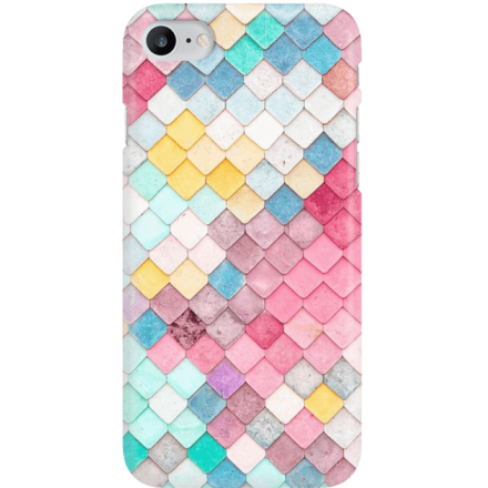 Etui na telefon Iphone 7 / 8 Tęczowa Łuska