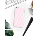 Etui na telefon Iphone 5 5S SE Candy Różowe Paski