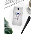Etui na telefon Huawei Y6 2017 Jeleń Geometryczny