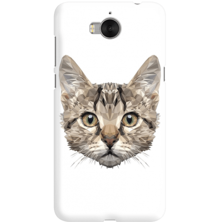 Etui na telefon Huawei Y6 2017 Kot Geometryczny