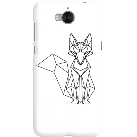 Etui na telefon Huawei Y6 2017 Lis Geometryczny