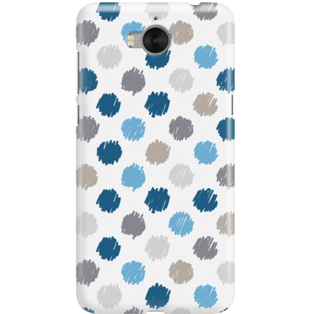 Etui na telefon Huawei Y6 2017 Malowane Kropki