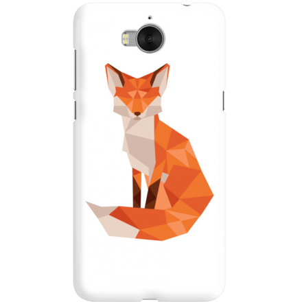 Etui na telefon Huawei Y6 2017 Rudy Lis Geometryczny