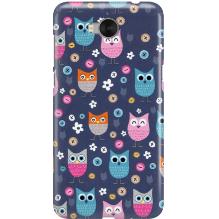 Etui na telefon Huawei Y6 2017 Sowy