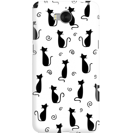 Etui na telefon Huawei Y6 2017 Szczęśliwe Koty