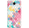 Etui na telefon Huawei Y6 2017 Tęczowa Łuska