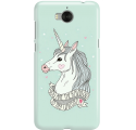 Etui na telefon Huawei Y6 2017 Unicorn Szczęśliwy Jednorożec