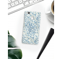 Etui na telefon Huawei P9 Lite Niebieskie Liście