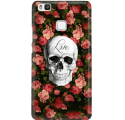 Etui na telefon Huawei P9 Lite Róże Czaszka