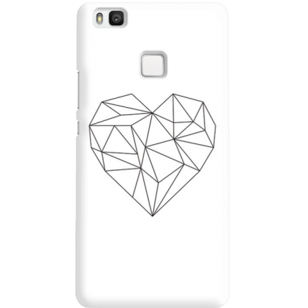 Etui na telefon Huawei P9 Lite Serce Geometryczne