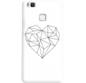 Etui na telefon Huawei P9 Lite Serce Geometryczne