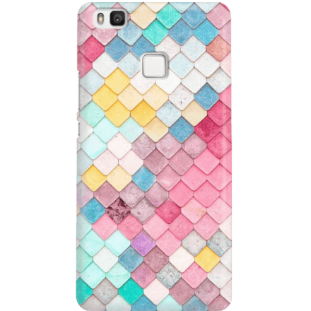 Etui na telefon Huawei P9 Lite Tęczowa Łuska