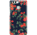 Etui na telefon Huawei P9 Czerwone Kwiaty