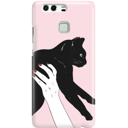 Etui na telefon Huawei P9 Mój Czarny Kot