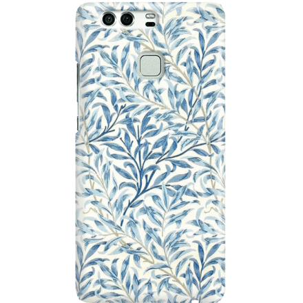 Etui na telefon Huawei P9 Niebieskie Liście