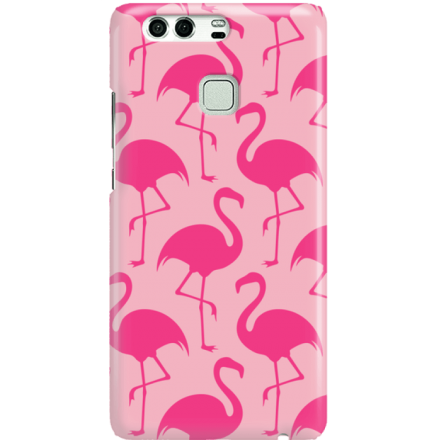 Etui na telefon Huawei P9 Różowe Flamingi