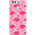 Etui na telefon Huawei P9 Różowe Flamingi