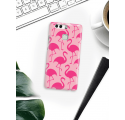 Etui na telefon Huawei P9 Różowe Flamingi