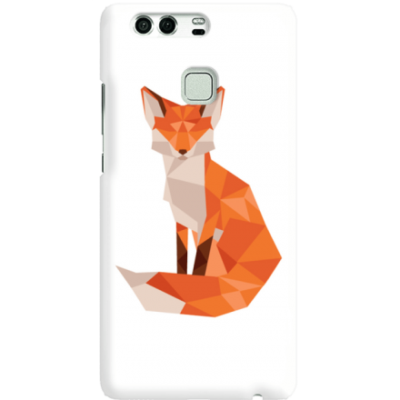 Etui na telefon Huawei P9 Rudy Lis Geometryczny