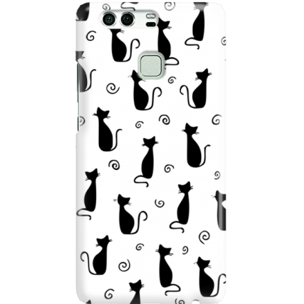 Etui na telefon Huawei P9 Szczęśliwe Koty