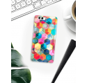 Etui na telefon Huawei P9 Tęczowe Kryształki
