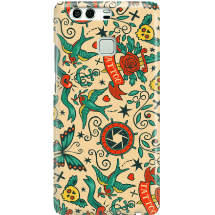 Etui na telefon Huawei P9 Tattoo