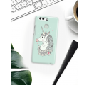 Etui na telefon Huawei P9 Unicorn Szczęśliwy Jednorożec