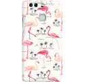 Etui na telefon Huawei P9 Wakacyjne Flamingi