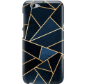 Etui na telefon HTC A9S Geometyczne Indygo