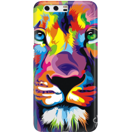 Etui na telefon Huawei P10 Kolorowy Lew
