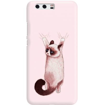 Etui na telefon Huawei P10 Różowy Kot