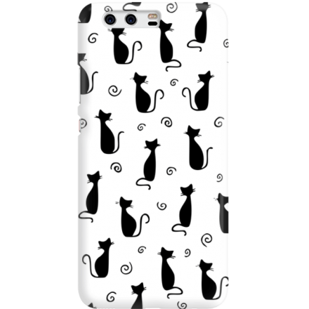 Etui na telefon Huawei P10 Szczęśliwe Koty