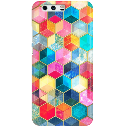 Etui na telefon Huawei P10 Tęczowe Kryształki