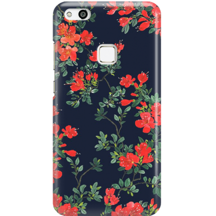 Etui na telefon Huawei P10 Lite Czerwone Kwiaty