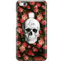 Etui na telefon Huawei P10 Lite Róże Czaszka
