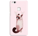Etui na telefon Huawei P10 Lite Różowy Kot