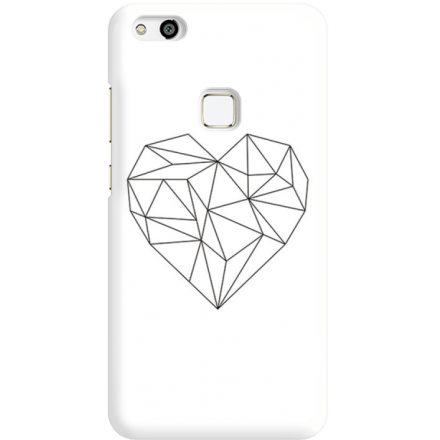 Etui na telefon Huawei P10 Lite Serce Geometryczne